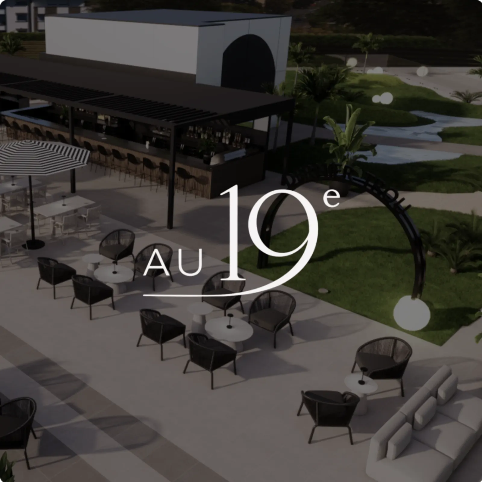 Minigolf sur le toit Au 19e au Complexe Aloha