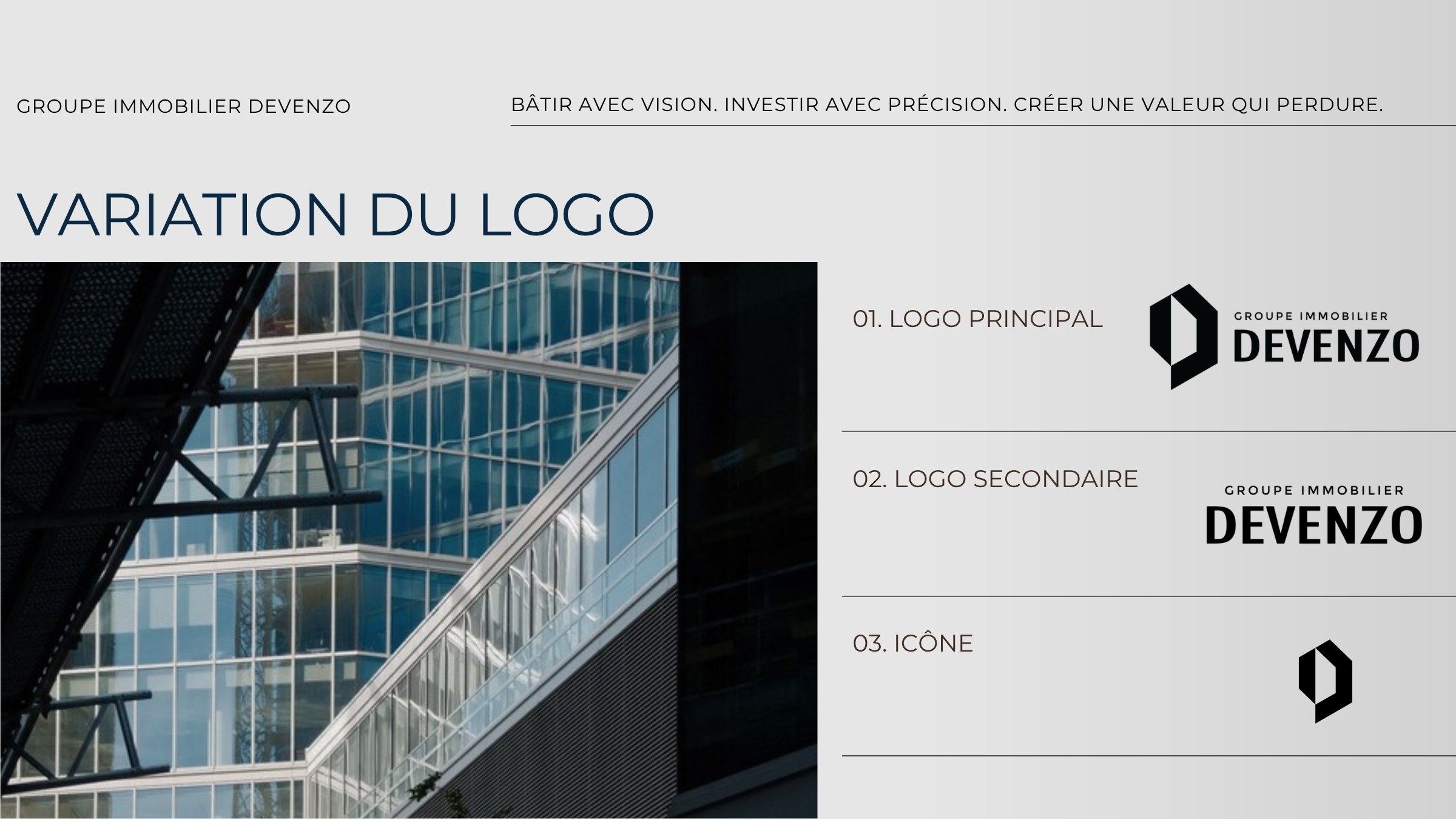 Variations du logo Devenzo